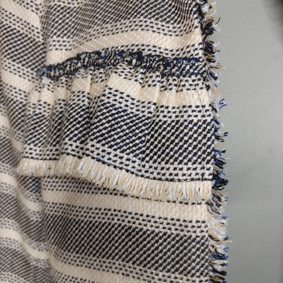 SUGAR + Lips Woven Ruffle Blazer Size XS - Picture 4 of 15